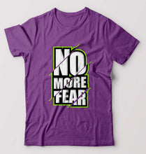 Load image into Gallery viewer, Fear T-Shirt for Men-S(38 Inches)-Purpul-Ektarfa.online
