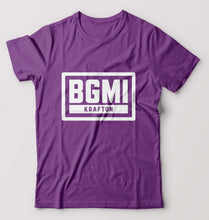 Load image into Gallery viewer, Battlegrounds Mobile India (BGMI) T-Shirt for Men-Purple-Ektarfa.online

