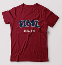 Load image into Gallery viewer, IIM Lucknow T-Shirt for Men-S(38 Inches)-Maroon-Ektarfa.online
