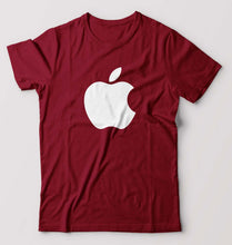 Load image into Gallery viewer, Apple T-Shirt for Men-S(38 Inches)-Maroon-Ektarfa.online
