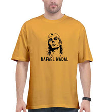 Load image into Gallery viewer, Rafael Nadal (RAFA) Oversized T-Shirt for Men-Golden Yellow-Ektarfa.online
