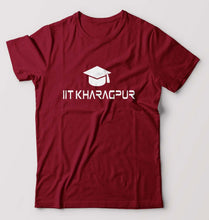 Load image into Gallery viewer, IIT Kharagpur T-Shirt for Men-S(38 Inches)-Maroon-Ektarfa.online
