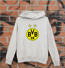 Load image into Gallery viewer, Borussia Dortmund Unisex Hoodie for Men/Women-Grey Melange-Ektarfa.online
