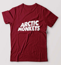 Load image into Gallery viewer, Arctic Monkeys T-Shirt for Men-S(38 Inches)-Maroon-Ektarfa.online
