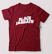 Load image into Gallery viewer, Black Sabbath T-Shirt for Men-S(38 Inches)-Maroon-Ektarfa.online
