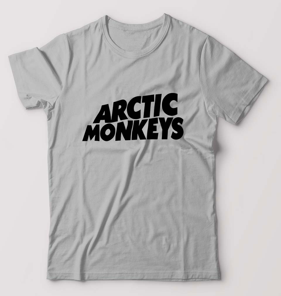 Arctic Monkeys T-Shirt for Men-S(38 Inches)-Grey Melange-Ektarfa.online