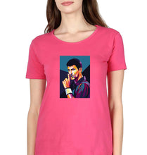Load image into Gallery viewer, Novak Djokovic Tennis T-Shirt for Women-Pink-Ektarfa.online
