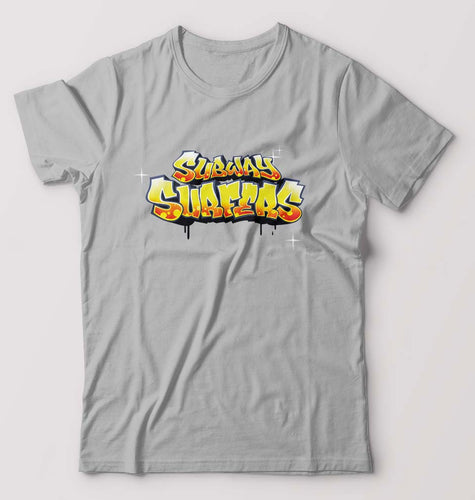 Subway Surfers T-Shirt for Men-Grey Melange-Ektarfa.online