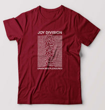 Load image into Gallery viewer, Joy Division T-Shirt for Men-S(38 Inches)-Maroon-Ektarfa.online
