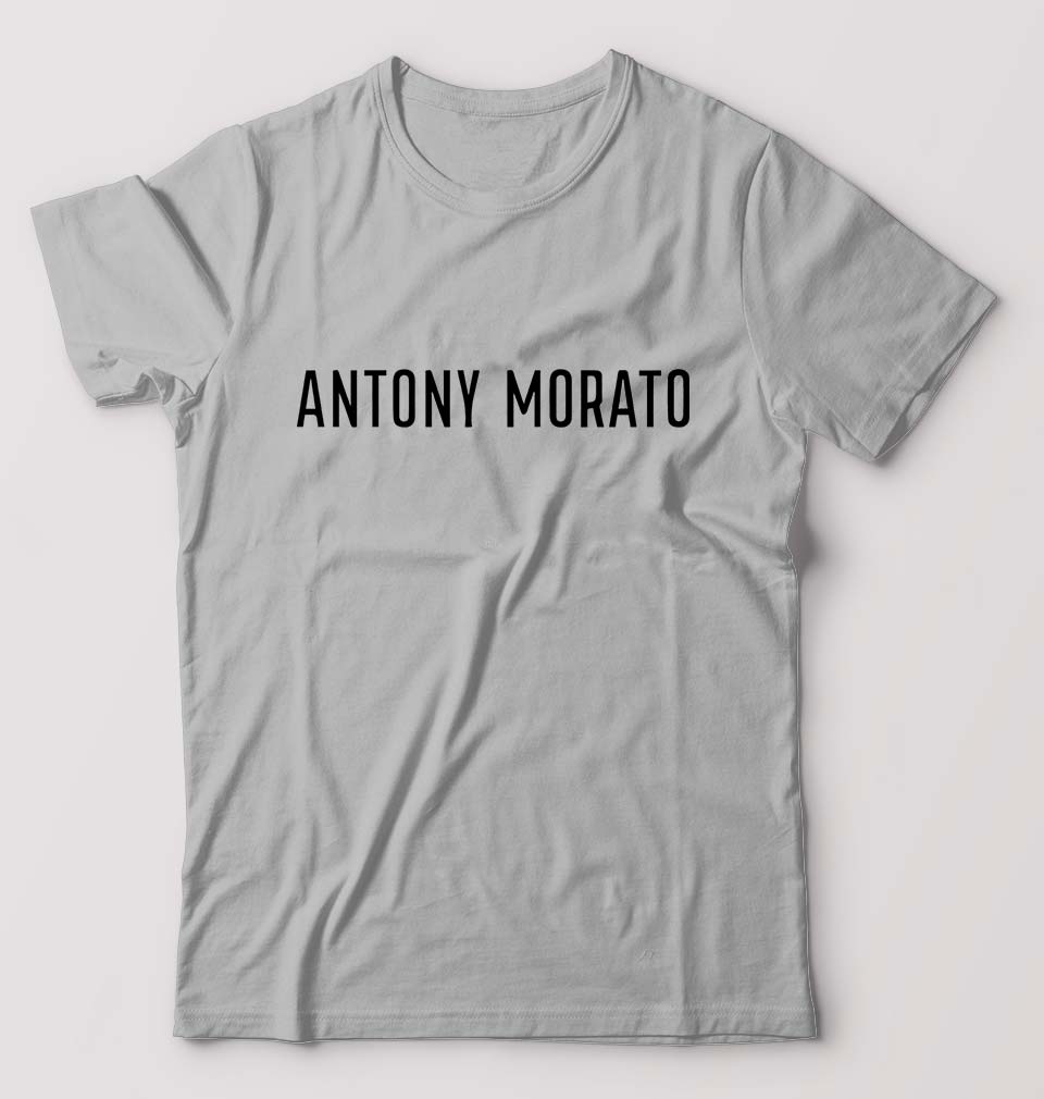 Antony Morato T-Shirt for Men-S(38 Inches)-Grey Melange-Ektarfa.online