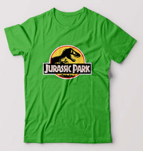 Load image into Gallery viewer, Jurassic Park T-Shirt for Men-S(38 Inches)-flag green-Ektarfa.online
