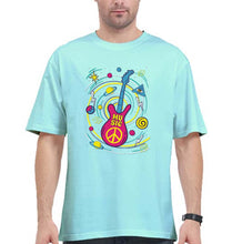 Load image into Gallery viewer, Psychedelic Music Oversized T-Shirt for Men-Mint-Ektarfa.online
