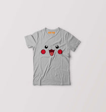 Load image into Gallery viewer, Pikachu Kids T-Shirt for Boy/Girl-Grey-Ektarfa.online
