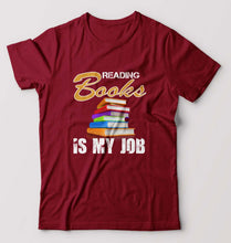 Load image into Gallery viewer, Books T-Shirt for Men-Maroon-Ektarfa.online
