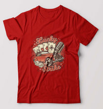 Load image into Gallery viewer, Poker T-Shirt for Men-S(38 Inches)-Red-Ektarfa.online
