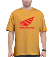 Load image into Gallery viewer, Honda Oversized T-Shirt for Men-Golden Yellow-Ektarfa.online
