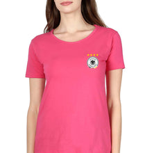 Load image into Gallery viewer, Germany Football T-Shirt for Women-XS(32 Inches)-Pink-Ektarfa.online
