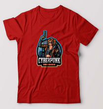 Load image into Gallery viewer, Cyberpunk T-Shirt for Men-Red-Ektarfa.online
