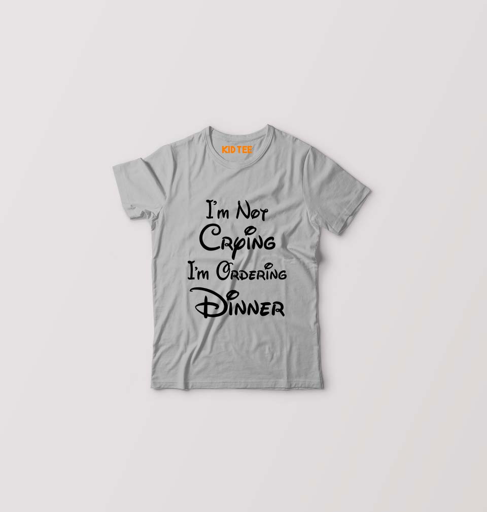 I M Not Crying Kids T-Shirt for Boy/Girl-Grey-Ektarfa.online