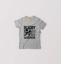 Load image into Gallery viewer, Rugby Kids T-Shirt for Boy/Girl-Grey-Ektarfa.online
