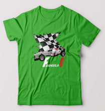 Load image into Gallery viewer, Formula 1(F1) T-Shirt for Men-S(38 Inches)-Flag Green-Ektarfa.online
