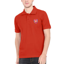 Load image into Gallery viewer, Arsenal Logo Polo T-Shirt for Men-S(38 Inches)-Red-Ektarfa.co.in

