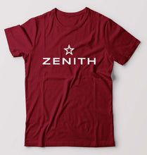 Load image into Gallery viewer, Zenith T-Shirt for Men-S(38 Inches)-Maroon-Ektarfa.online
