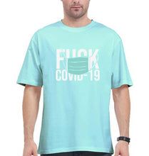 Load image into Gallery viewer, Fuck Covid Oversized T-Shirt for Men-Mint-Ektarfa.online
