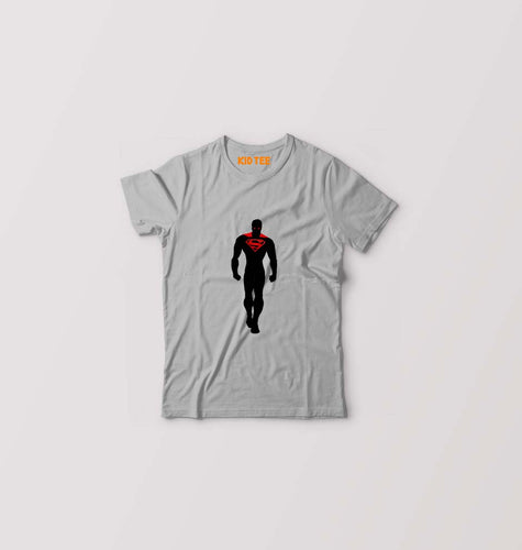 Superman Superhero Kids T-Shirt for Boy/Girl-Grey-Ektarfa.online