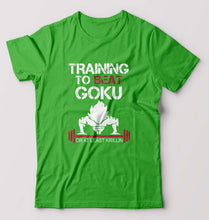 Load image into Gallery viewer, Goku Gym T-Shirt for Men-S(38 Inches)-flag green-Ektarfa.online
