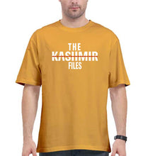 Load image into Gallery viewer, The Kashmir Files Oversized T-Shirt for Men-Golden Yellow-Ektarfa.online
