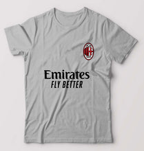 Load image into Gallery viewer, A.C. Milan 2021-22 T-Shirt for Men-S(38 Inches)-Grey Melange-Ektarfa.online
