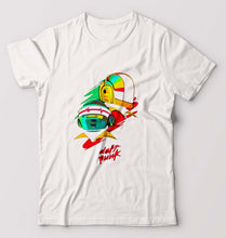Load image into Gallery viewer, Daft Punk T-Shirt for Men-White-Ektarfa.online
