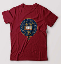 Load image into Gallery viewer, University of Oxford T-Shirt for Men-S(38 Inches)-Maroon-Ektarfa.online
