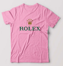 Load image into Gallery viewer, Rolex T-Shirt for Men-S(38 Inches)-Light Baby Pink-Ektarfa.online
