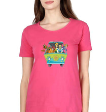 Load image into Gallery viewer, Scooby Doo T-Shirt for Women-XS(32 Inches)-Pink-Ektarfa.online
