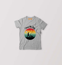 Load image into Gallery viewer, Love Dog Kids T-Shirt for Boy/Girl-Grey-Ektarfa.online
