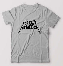Load image into Gallery viewer, Metallica T-Shirt for Men-S(38 Inches)-Grey Melange-Ektarfa.online
