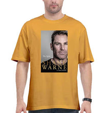 Load image into Gallery viewer, Shane Warne Oversized T-Shirt for Men-Golden Yellow-Ektarfa.online
