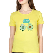 Load image into Gallery viewer, Avocado BFF T-Shirt for Women-Yellow-Ektarfa.online
