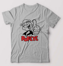 Load image into Gallery viewer, Popeye T-Shirt for Men-S(38 Inches)-Grey Melange-Ektarfa.online

