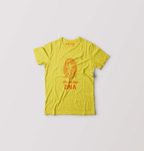 Load image into Gallery viewer, Badminton Kids T-Shirt for Boy/Girl-0-1 Year(20 Inches)-Mustard Yellow-Ektarfa.online
