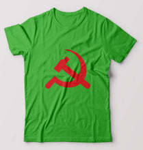 Load image into Gallery viewer, Communist party T-Shirt for Men-S(38 Inches)-Flag Green-Ektarfa.online
