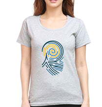 Load image into Gallery viewer, Vincent van Gogh T-Shirt for Women-Grey Melange-Ektarfa.online
