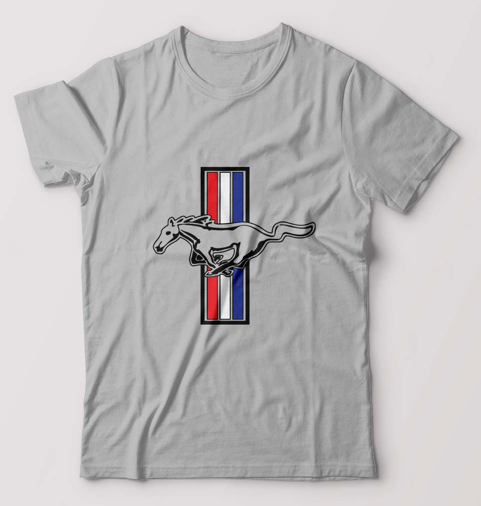 Ford Mustang T-Shirt for Men-Grey Melange-Ektarfa.online