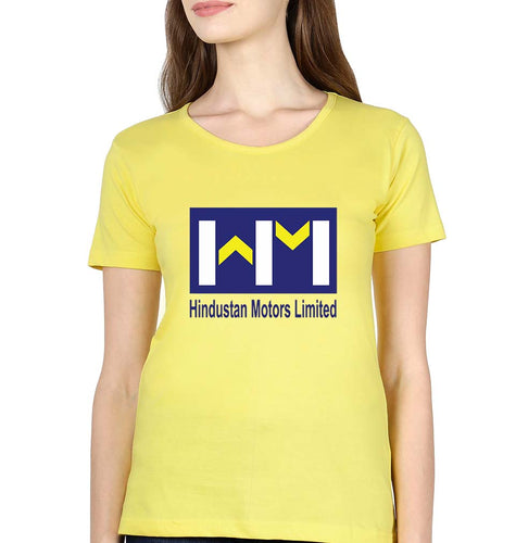 Hindustan Motors Limited T-Shirt for Women-Yellow-Ektarfa.online