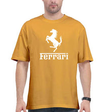 Load image into Gallery viewer, Ferrari F1 Oversized T-Shirt for Men-Golden Yellow-Ektarfa.online
