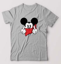 Load image into Gallery viewer, Mickey Mouse Fuck T-Shirt for Men-Grey Melange-Ektarfa.online
