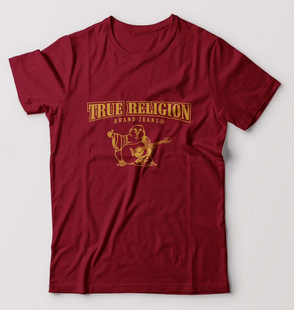 Graphic Tees Burgundy True Religion Shirt True Religion T-Shirt
