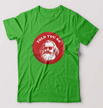 Load image into Gallery viewer, Karl Marx T-Shirt for Men-flag green-Ektarfa.online
